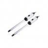Kit de brazos para automatizar portones vehiculares abatibles de 2 hojas